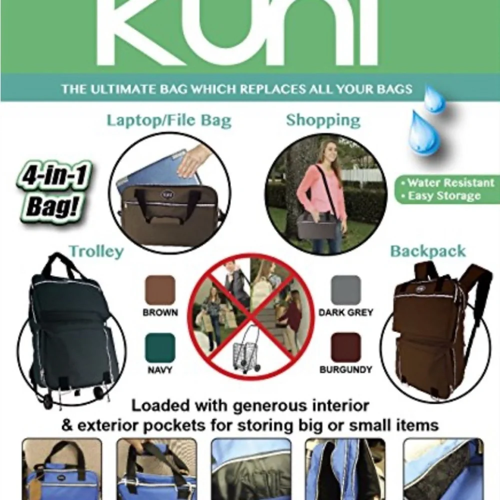Kuni Ultimate Versatile Brown Bag